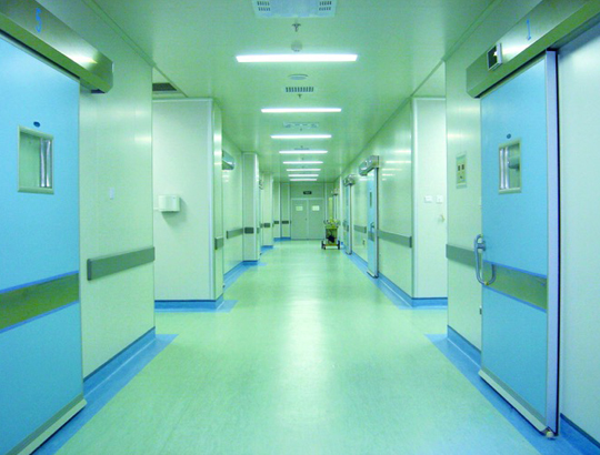 Cleanroom corridor